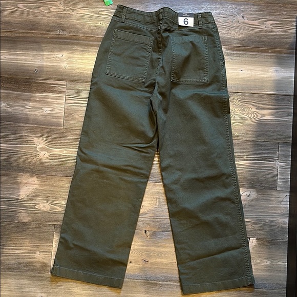 GAP Green Chinos Straight-Leg Pants - Picture 3 of 6